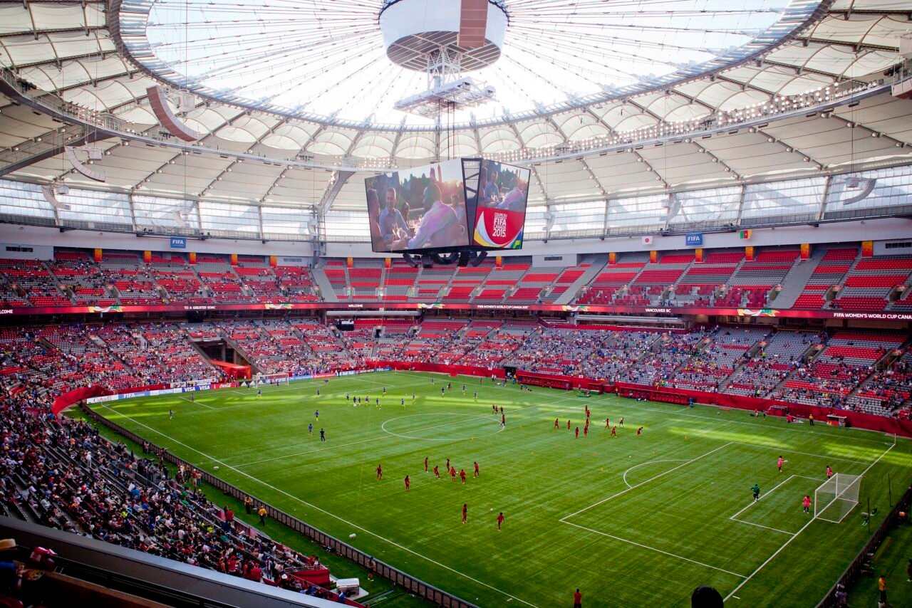 BC Place in Vancouver, a World Cup 2026 venue