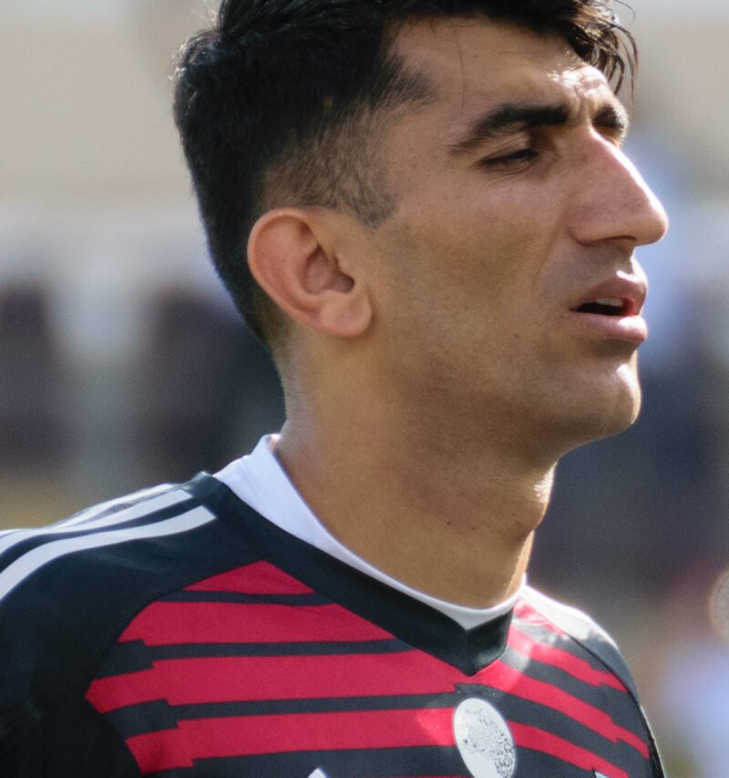 Iran goalkeeper Alireza Beiranvand, who made seven saves against Belgium at World Cup 2026