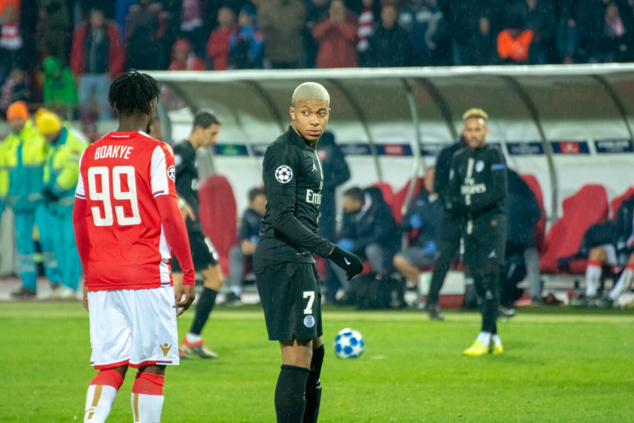 Kylian Mbappe, who scored twice for France against Iraq at World Cup 2026