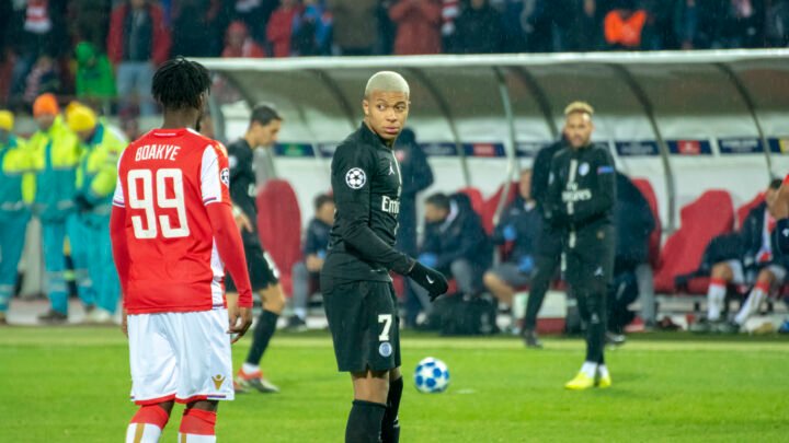 Kylian Mbappe, who scored twice for France against Iraq at World Cup 2026