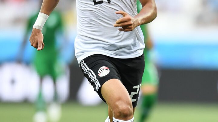 Egypt winger Trezeguet, scorer in the win over New Zealand at World Cup 2026