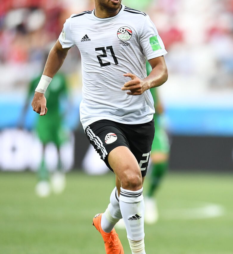 Egypt winger Trezeguet, scorer in the win over New Zealand at World Cup 2026