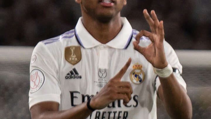 Brazil forward Rodrygo ahead of Brazil vs Haiti at World Cup 2026