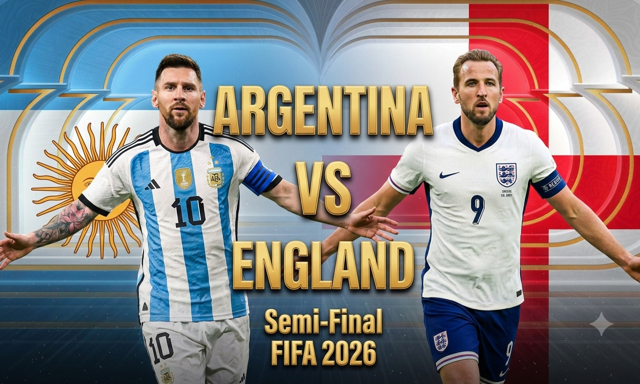England vs Argentina: Messi Sets Up Late Comeback Into the World Cup Final