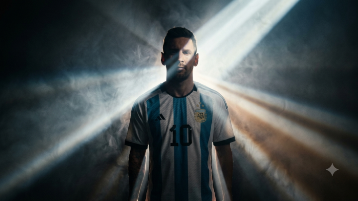 England vs Argentina FIFA World Cup 2026 semifinal graphic, Lionel Messi