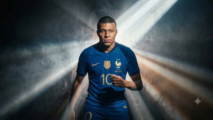 France vs Spain FIFA World Cup 2026 semifinal graphic, Kylian Mbappe